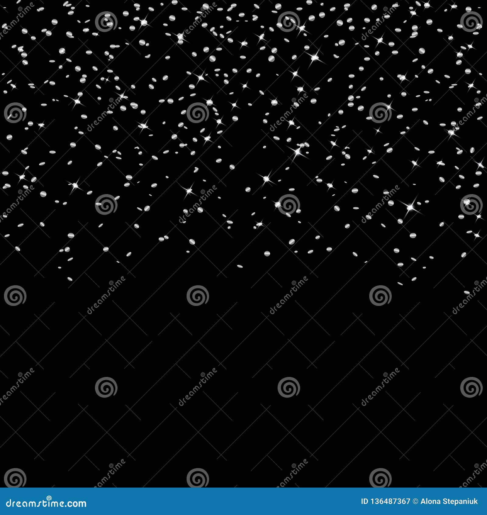 Silver confetti background stock vector. Illustration of colorful