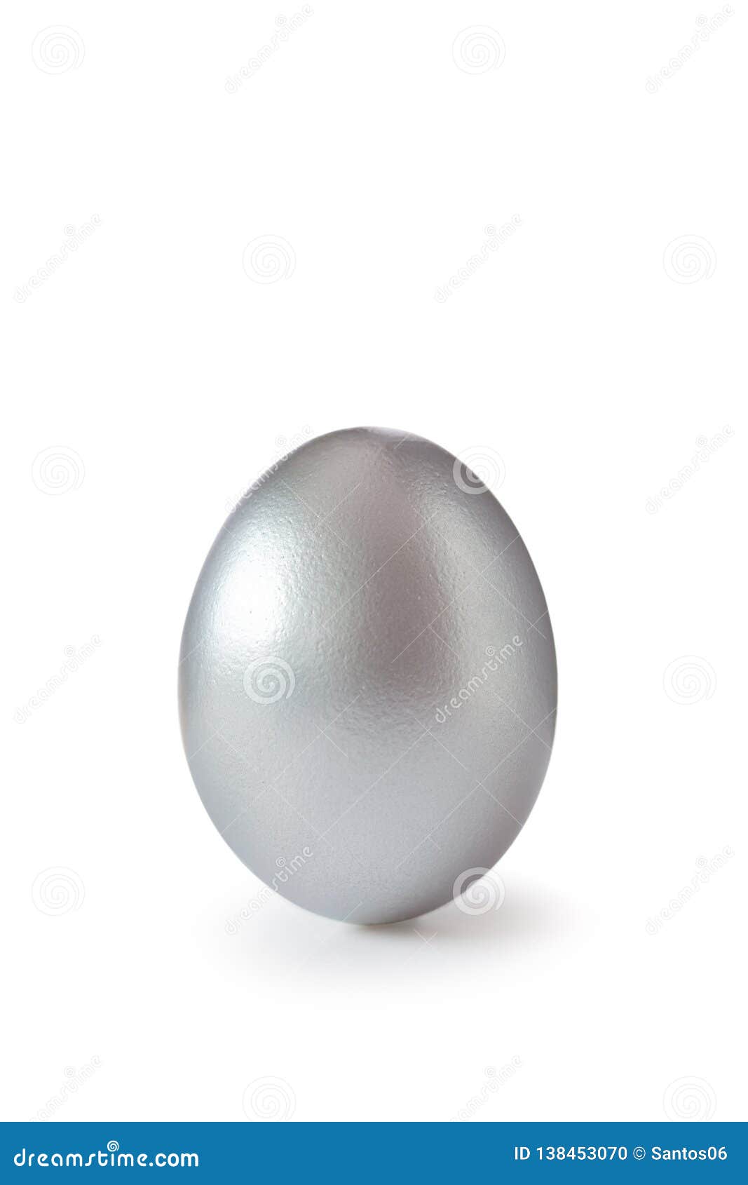 Silver easter egg stock photo. Image of isolated, shining - 138453070