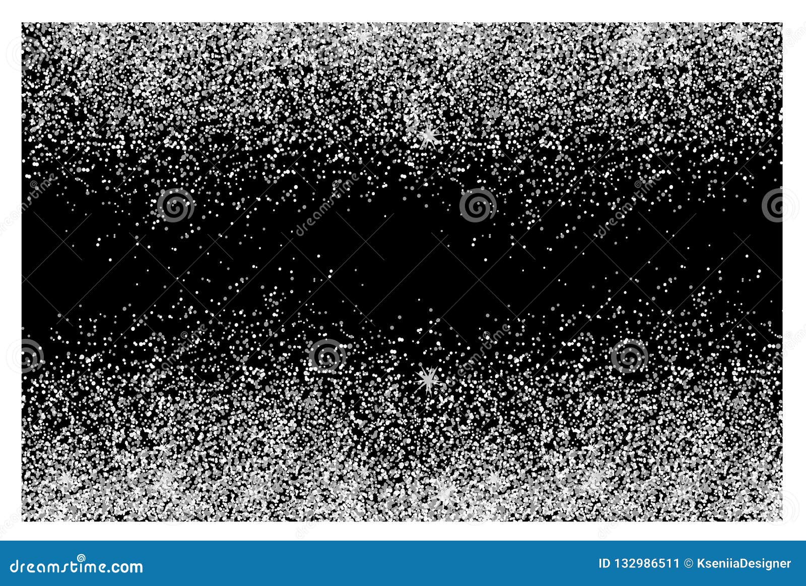 Silver Glitter Background. Silver Sparkles on Black Background Stock Image Image of texture