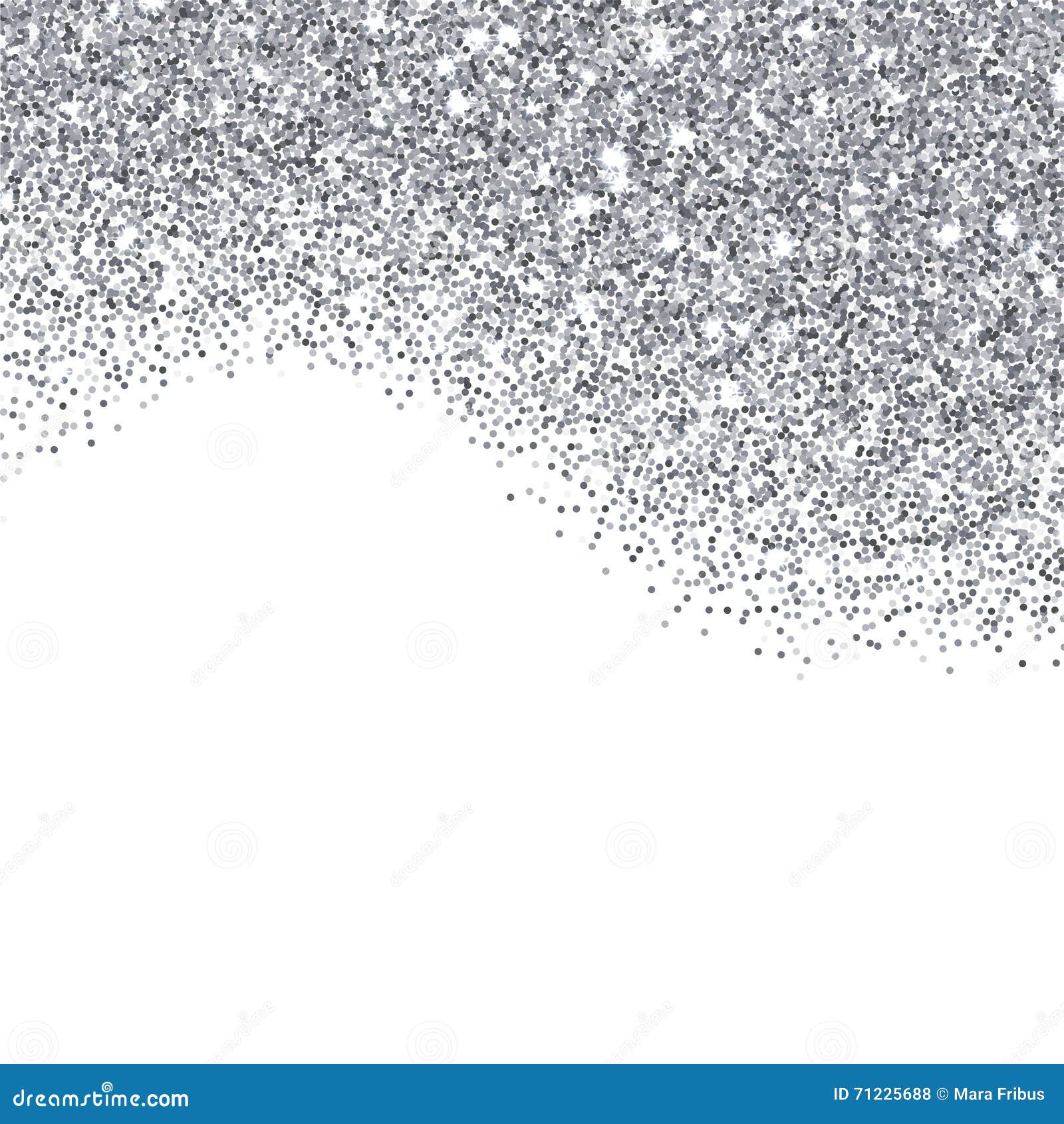 Download Silver Glitter Textured Border Stock Vector - Illustration ...