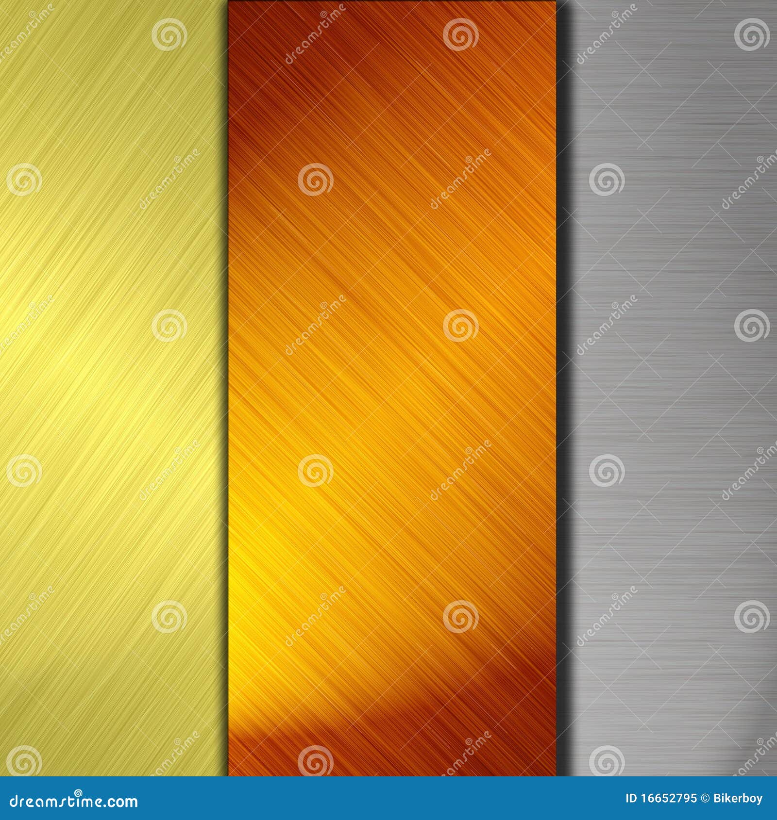 Silver and gold metal stock illustration. Illustration of pattern