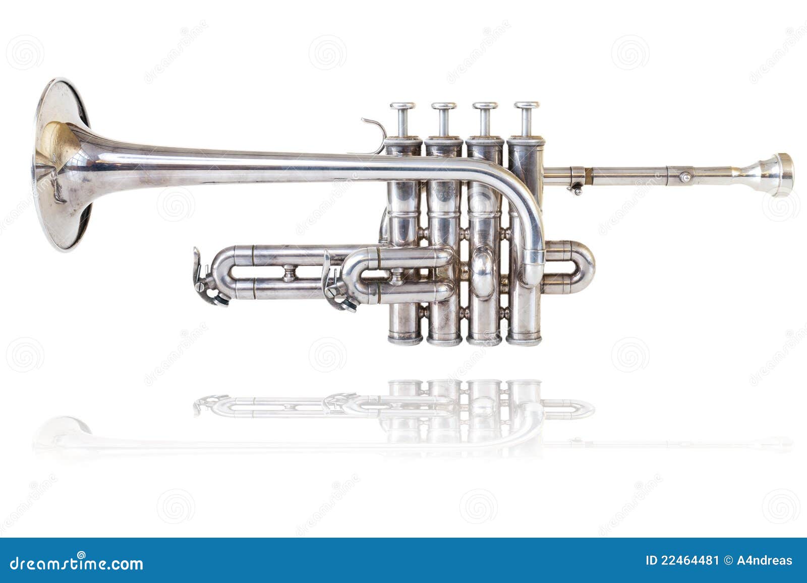 Piccolo Trumpet Valves Stock Photo 58921278