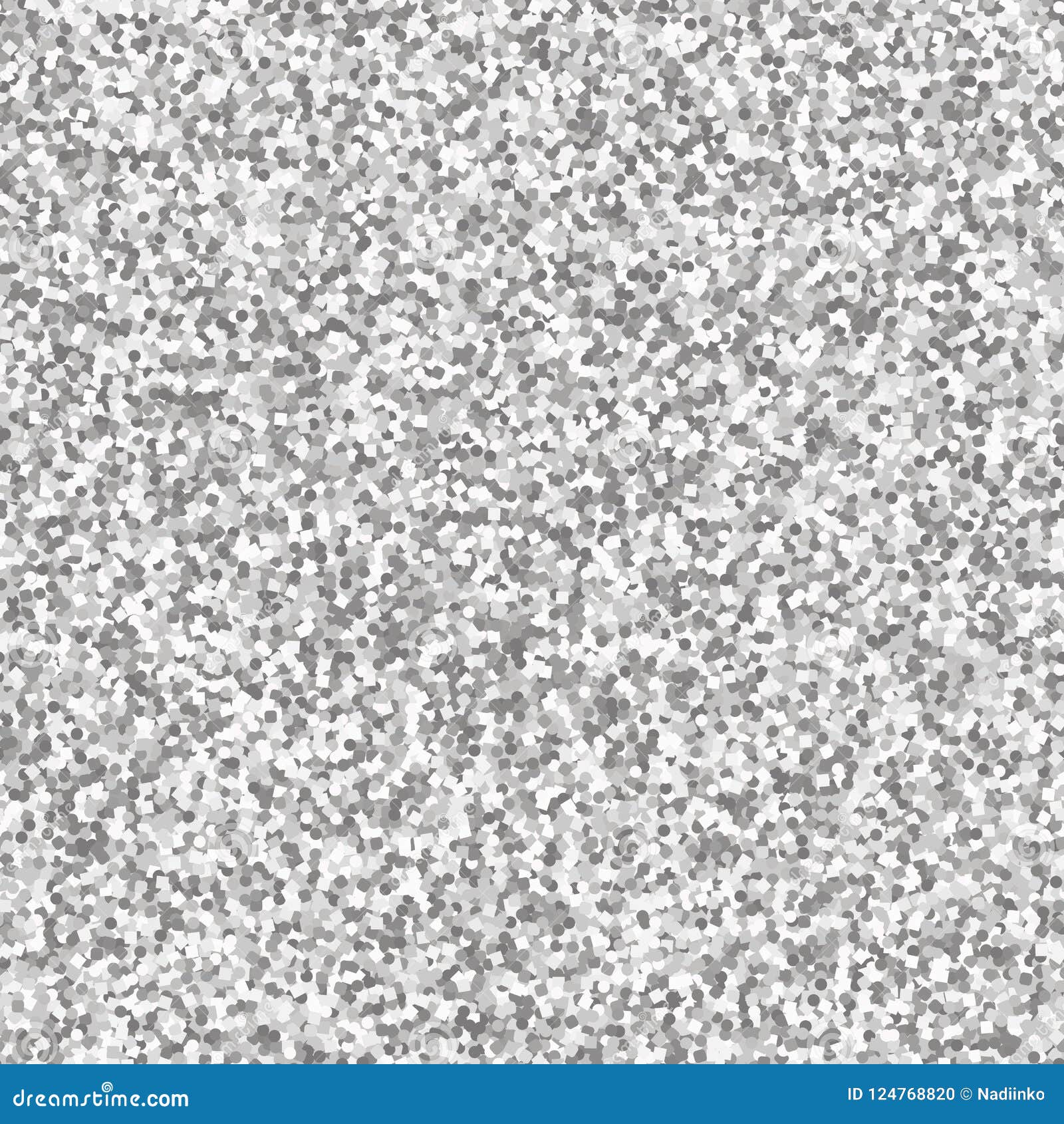 Silver Grey Glitter Vector Background. Light Gray Seamless Pattern for ...