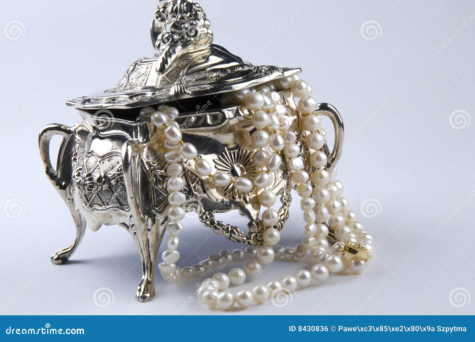 silver jewelery box