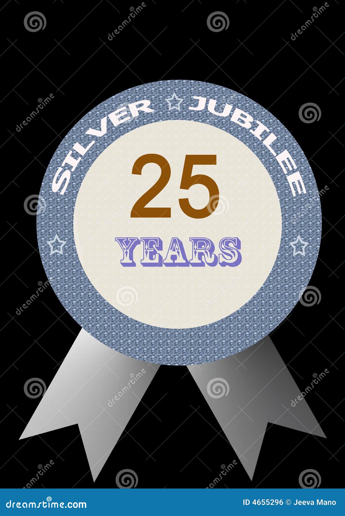 Silver Jubilee stock illustration. Illustration of jubilee 4655296