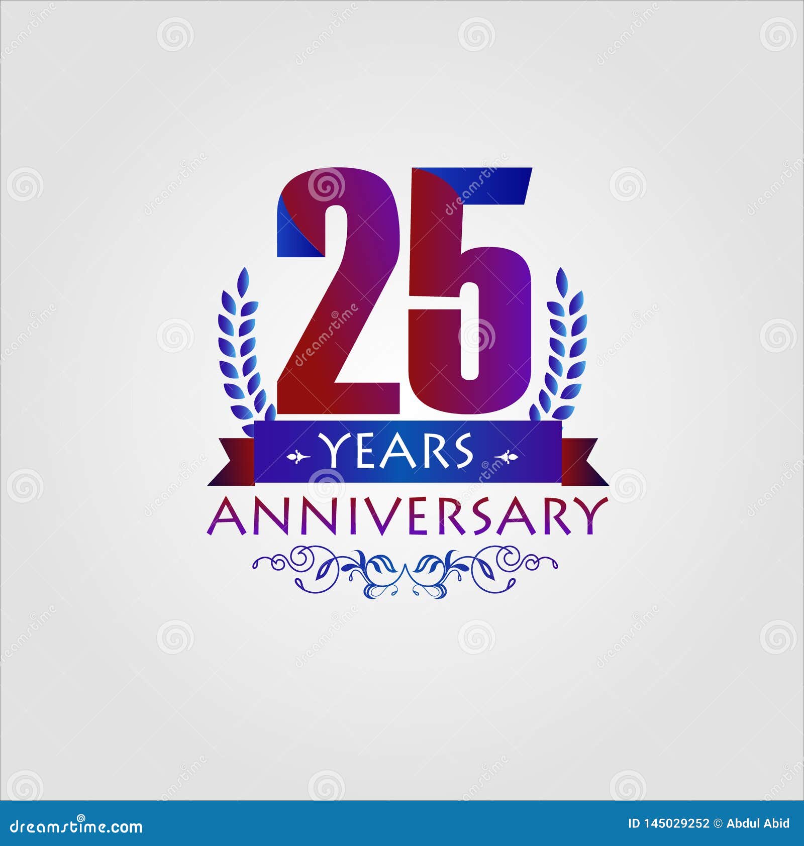 Silver Jubilee 25th Anniversary Wallpaper Stock Illustration Illustration Of Greeting Silver