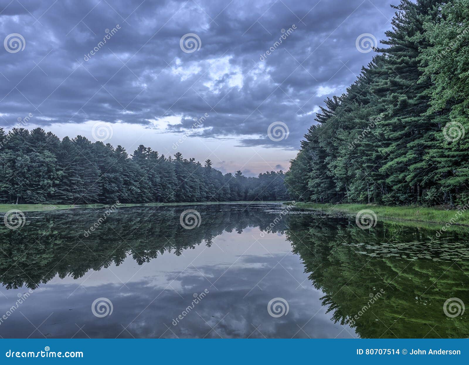 Silver Lake in Sullivan County Stock Photo Image of early, york 80707514