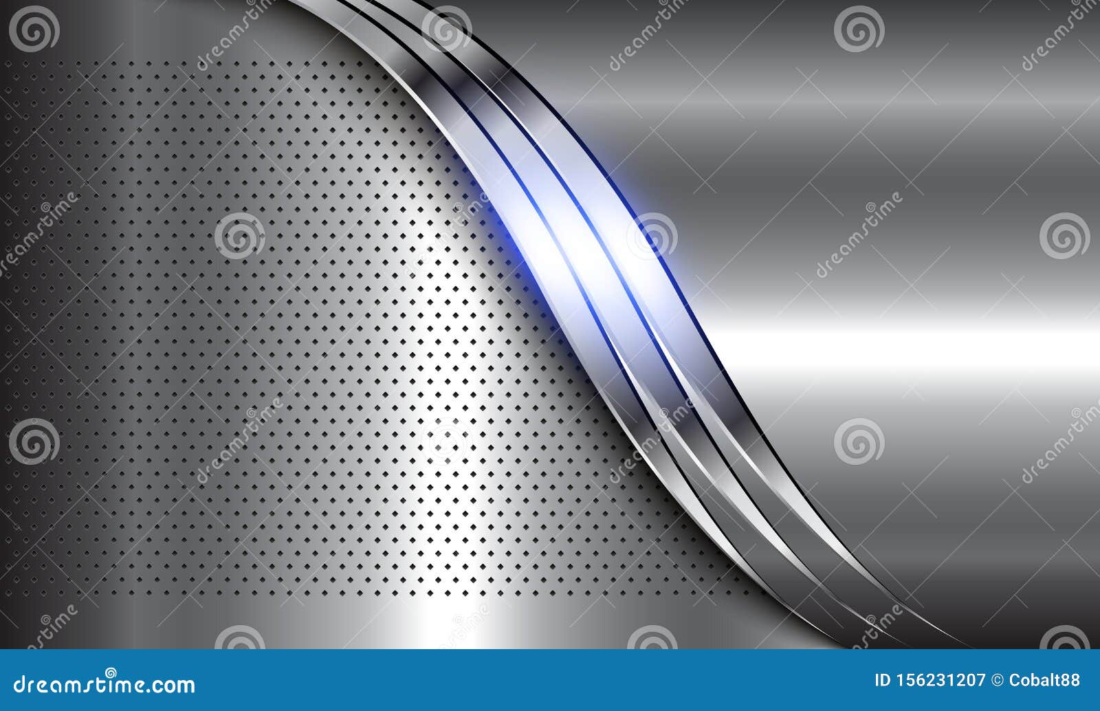 Silver metal background stock vector. Illustration of dotted - 156231207