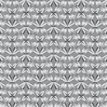 Silver Metallic Elegant Repeating Pattern and Background Stock Vector ...