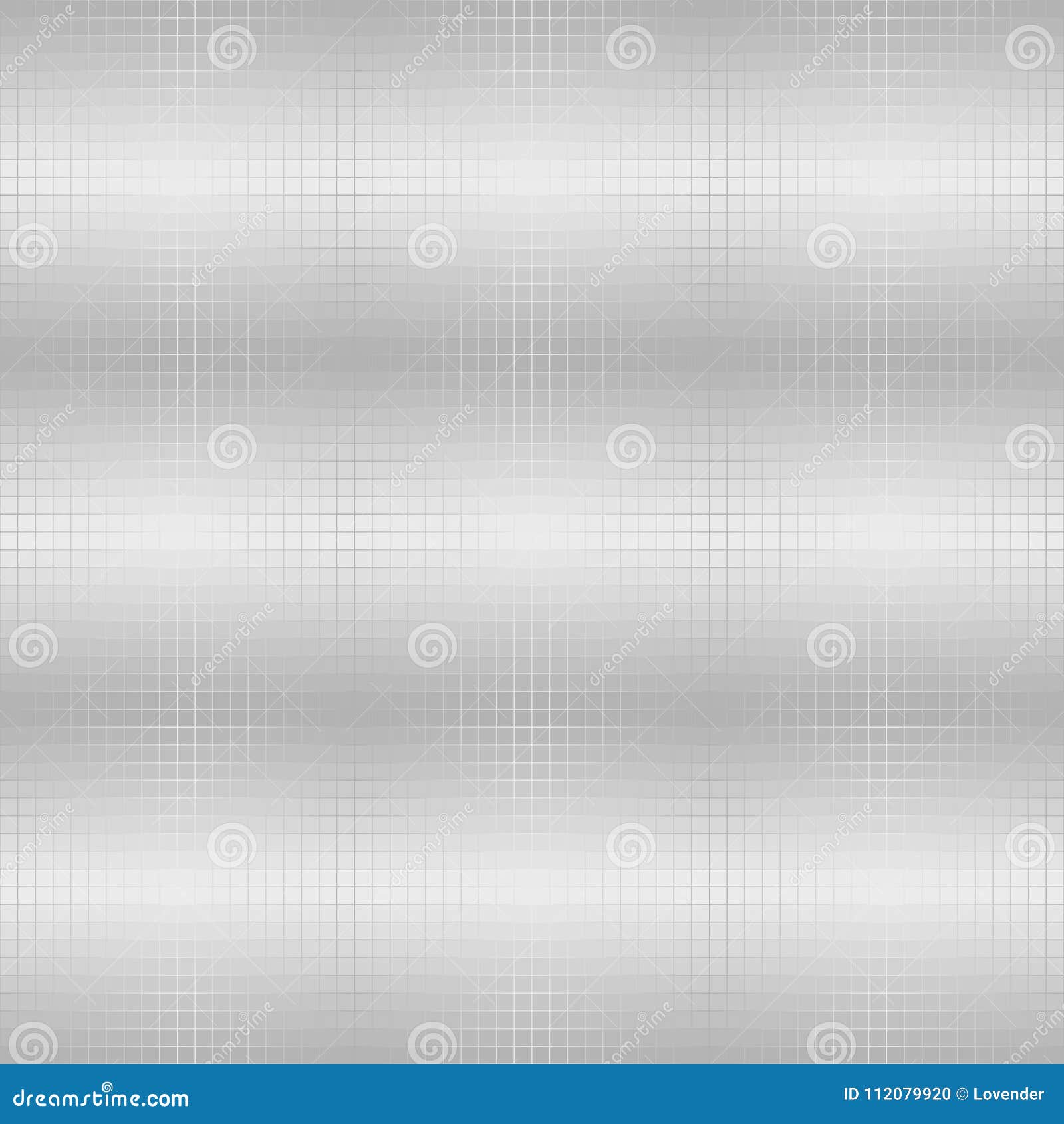 Silver Metallic Square Pattern. Vector Seamless Background Stock Vector