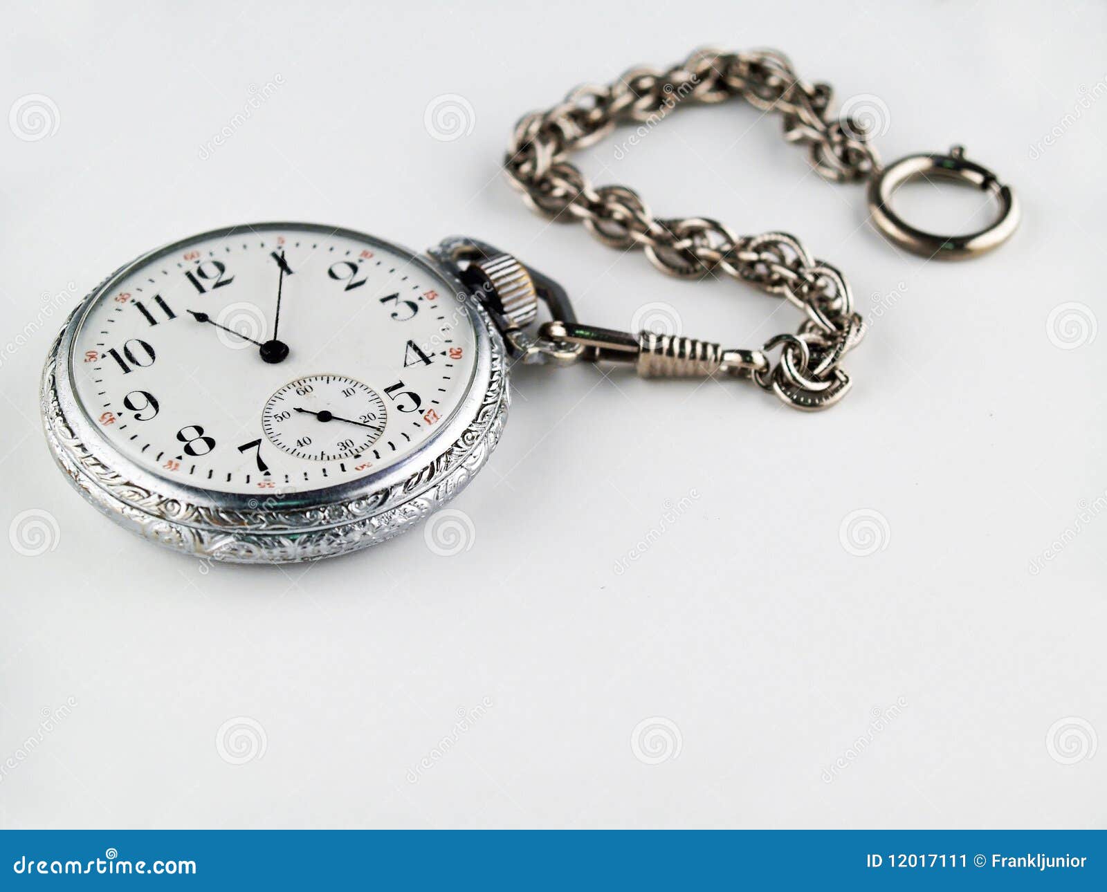 Silver Pocket Watch stock image. Image of eternal, midnight 12017111