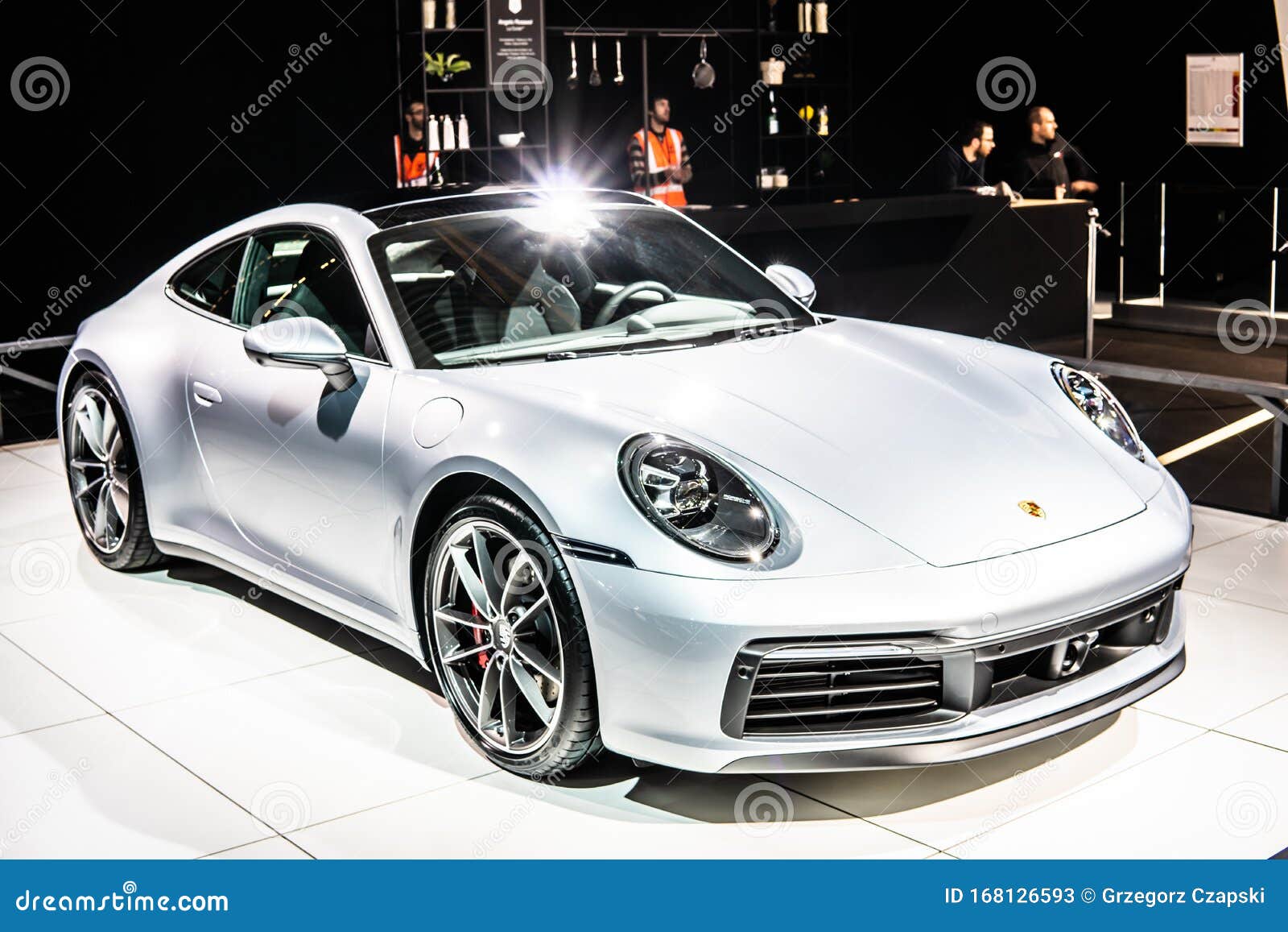 Silver Porsche 911 Carrera 4S, Brussels Motor Show, Dream Cars, 991 Series,  7th Generation, Supercar Built by Porsche Editorial Stock Photo - Image of  model, brussels: 168126593