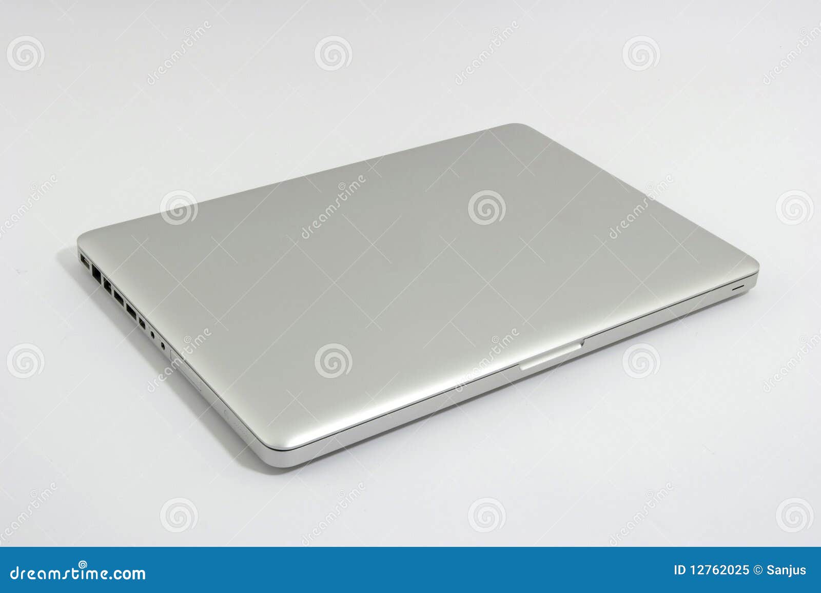 silver portable computer