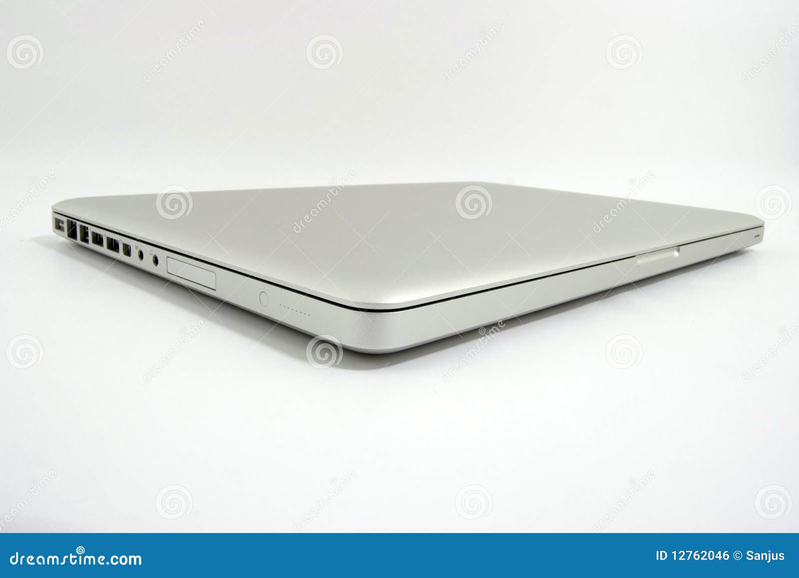 silver portable computer