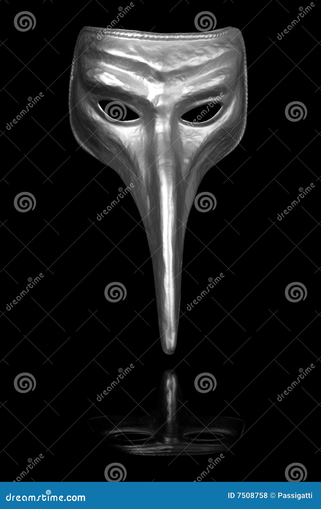 Silver Renaissance Carnival Mask Stock Photo Image of culture, costume 7508758