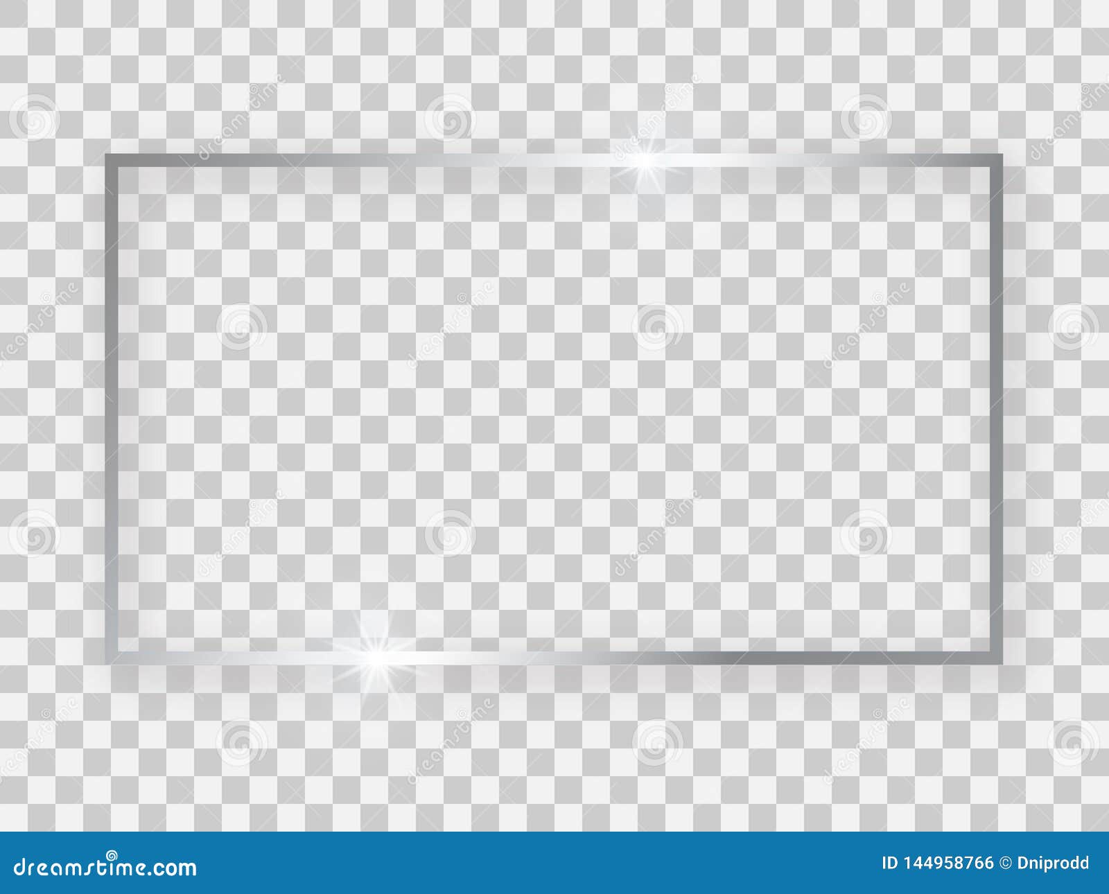 Download Silver Shiny 16x9 Rectangular Frame Stock Vector ...