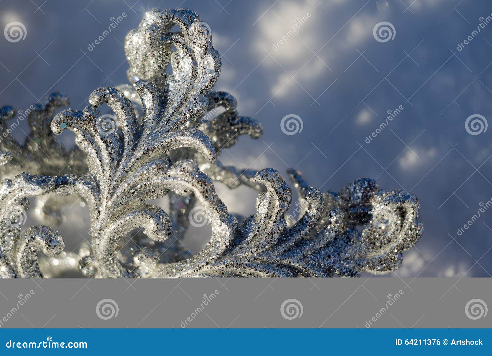 silver snow flake silver snow flake