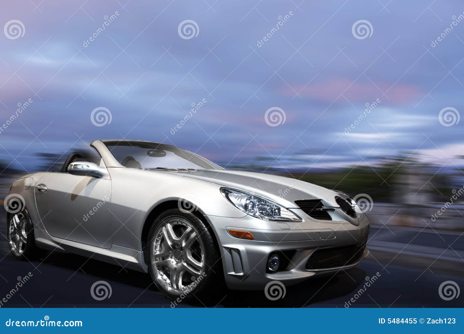 Silver sports car stock image. Image of sports, fast, automobile 5484455