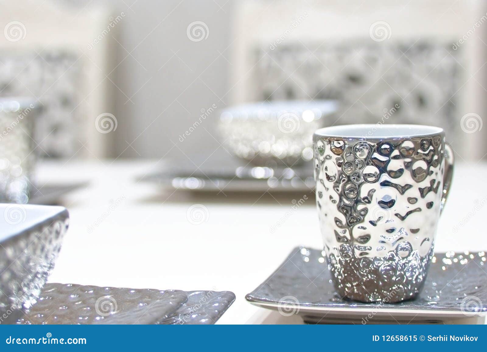 Silver tea cup stock image. Image of table, indian, lanka 12658615