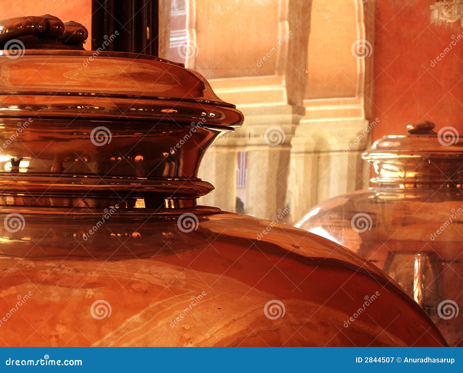 Silver Urns stock image. Image of giant, medieval, jaipur 2844507