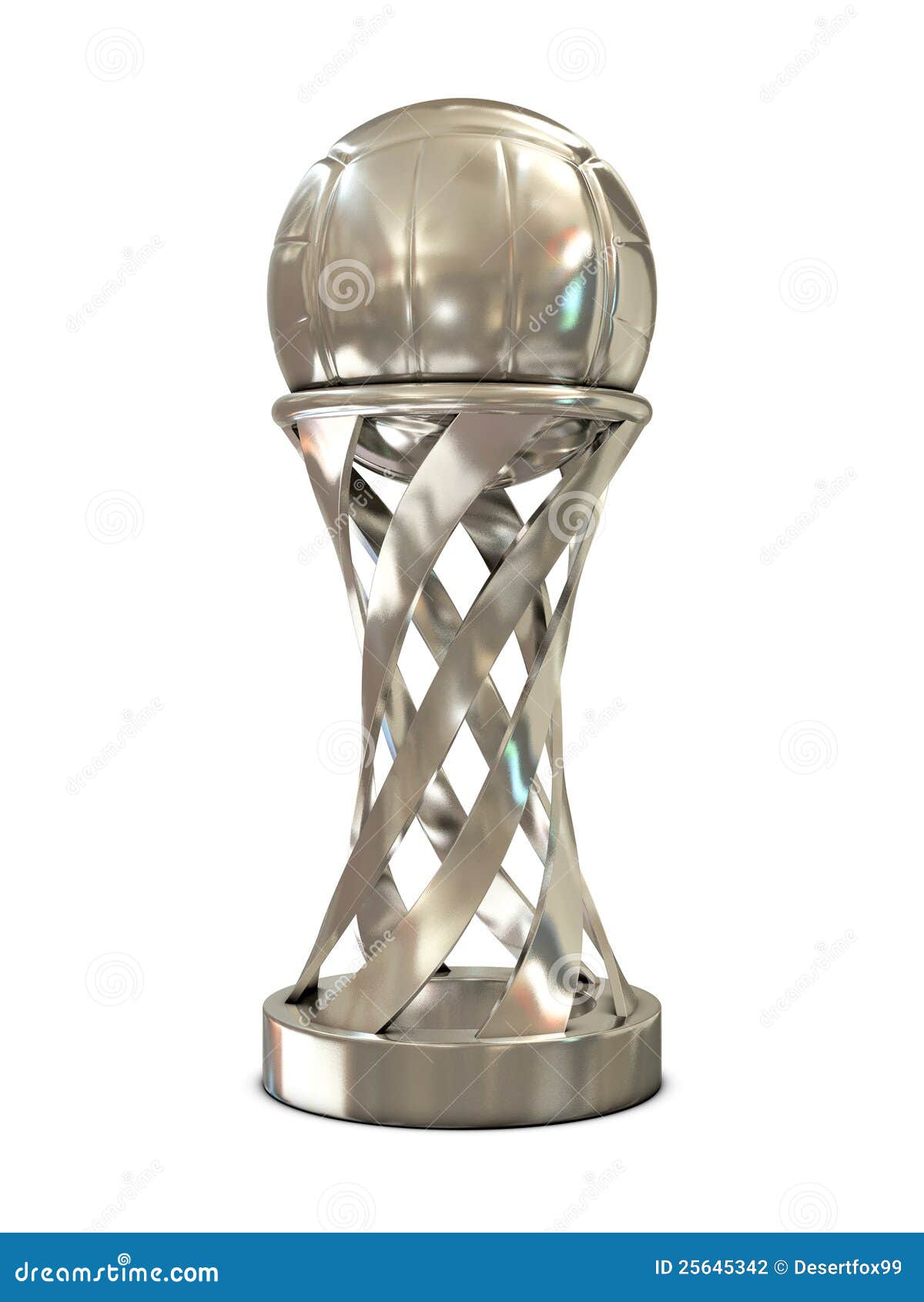 Silver Volleyball Trophy Stock Photography - Image: 25645342