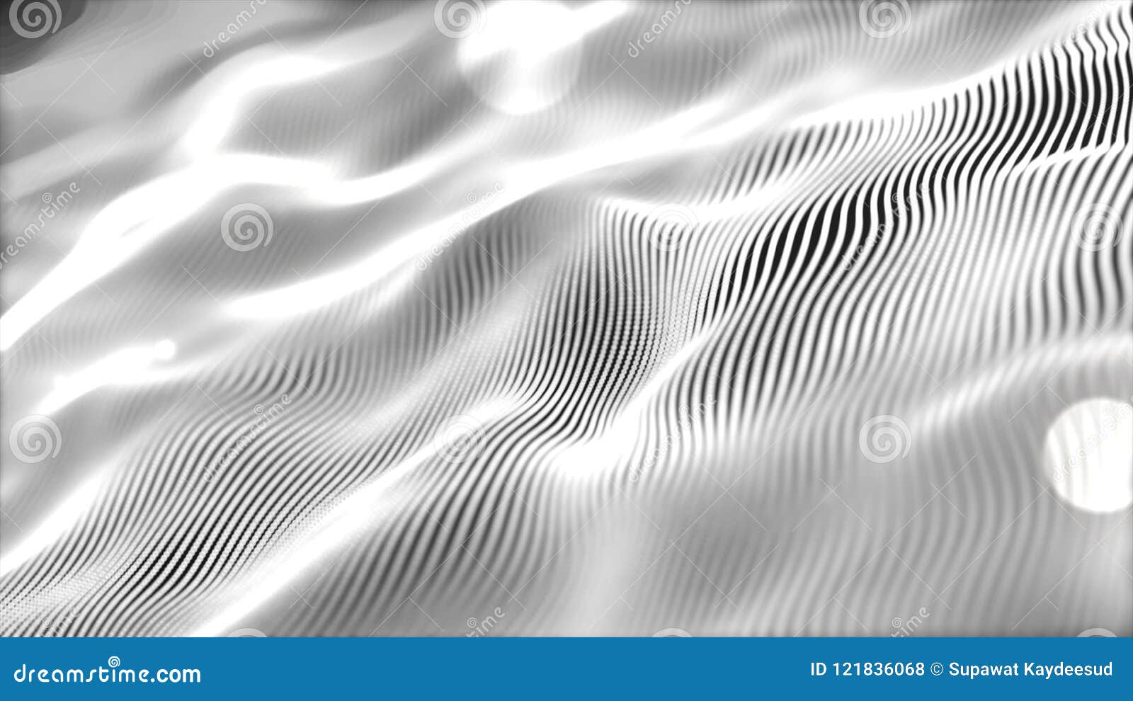 Silver Wave Background. stock photo. Image of abstract 121836068