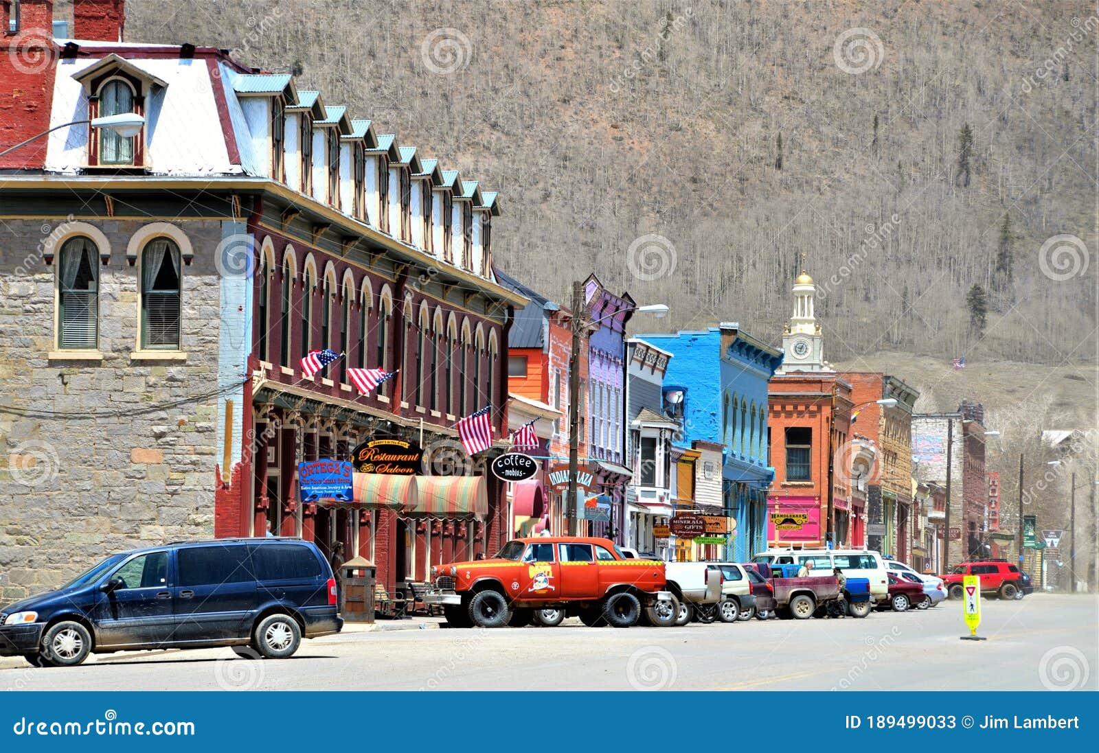 Silverton, Colorado editorial stock photo. Image of vehicles 189499033