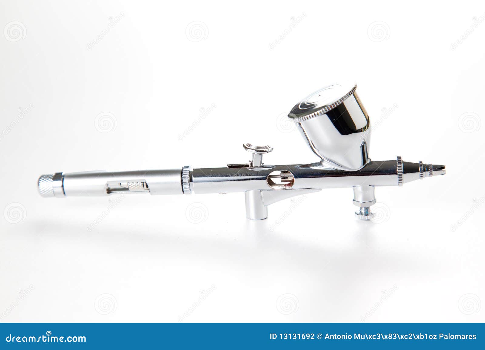 Silvery Airbrush for a Paint Stock Photo Image of steel, graphic 13131692