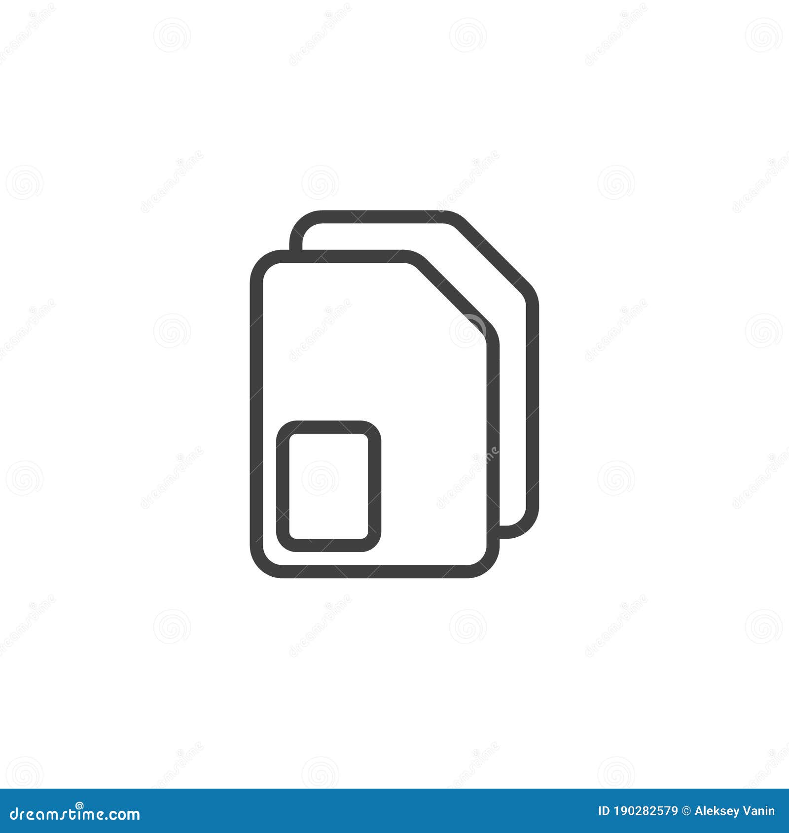 Memory card outline icon. linear style sign for mobile concept and