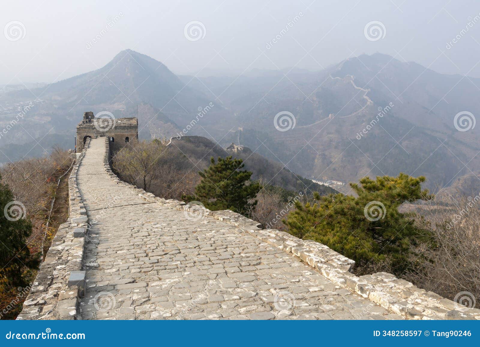 simatai great wall in beijing, china