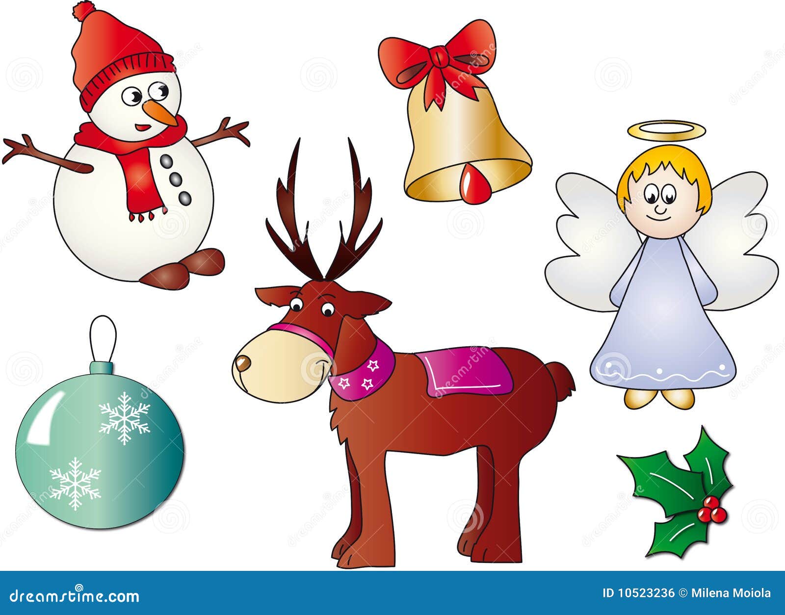 Uno Dei Simboli Religiosi Del Natale Simboli di natale illustrazione di stock. Illustrazione di bacca - 10523236