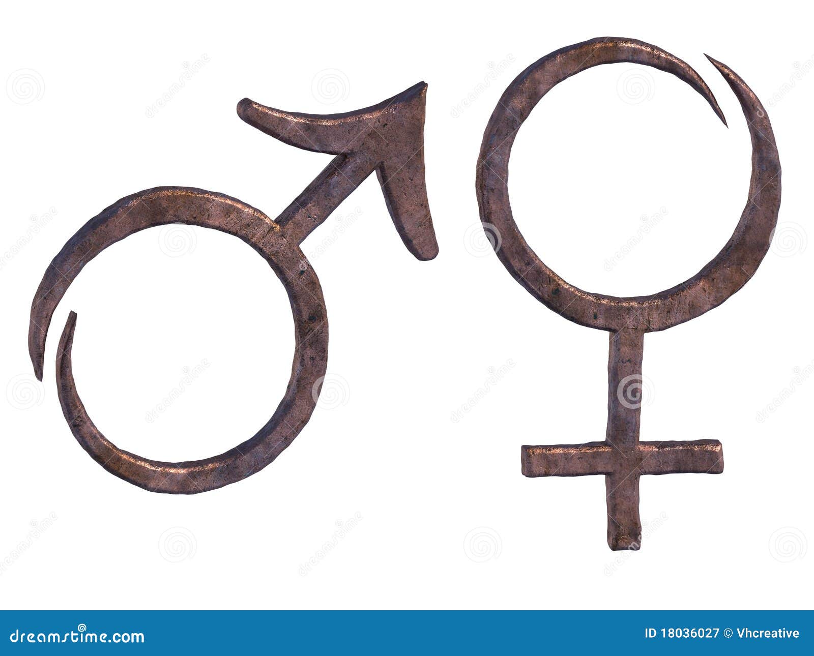 female symbol sexuality of rame singoli forgiati simboli di maschio oggetti stilizzati Due del female symbol sexuality of rame singoli forgiati simboli di maschio oggetti stilizzati Due del