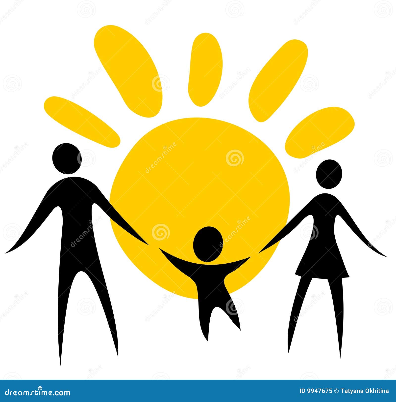 Simboli Che Rappresentano La Famiglia Simbolo della famiglia illustrazione vettoriale. Illustrazione di donna