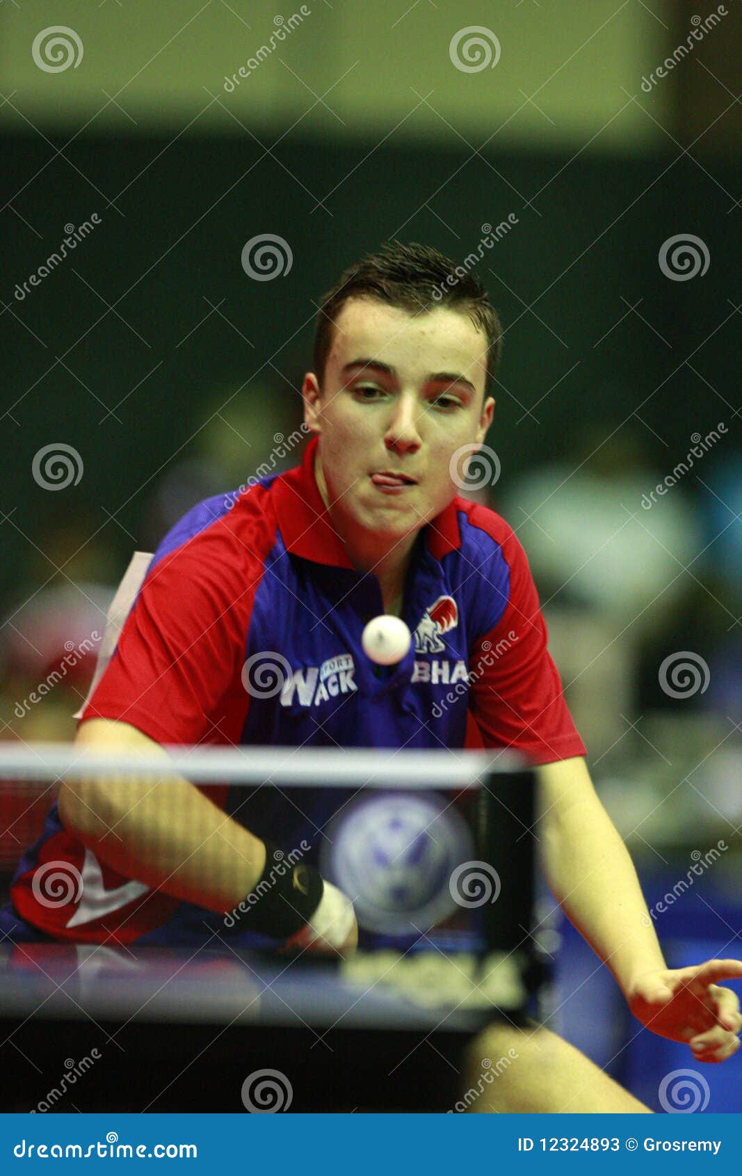 Simon Gauzy editorial stock photo. Image of competition 12324893