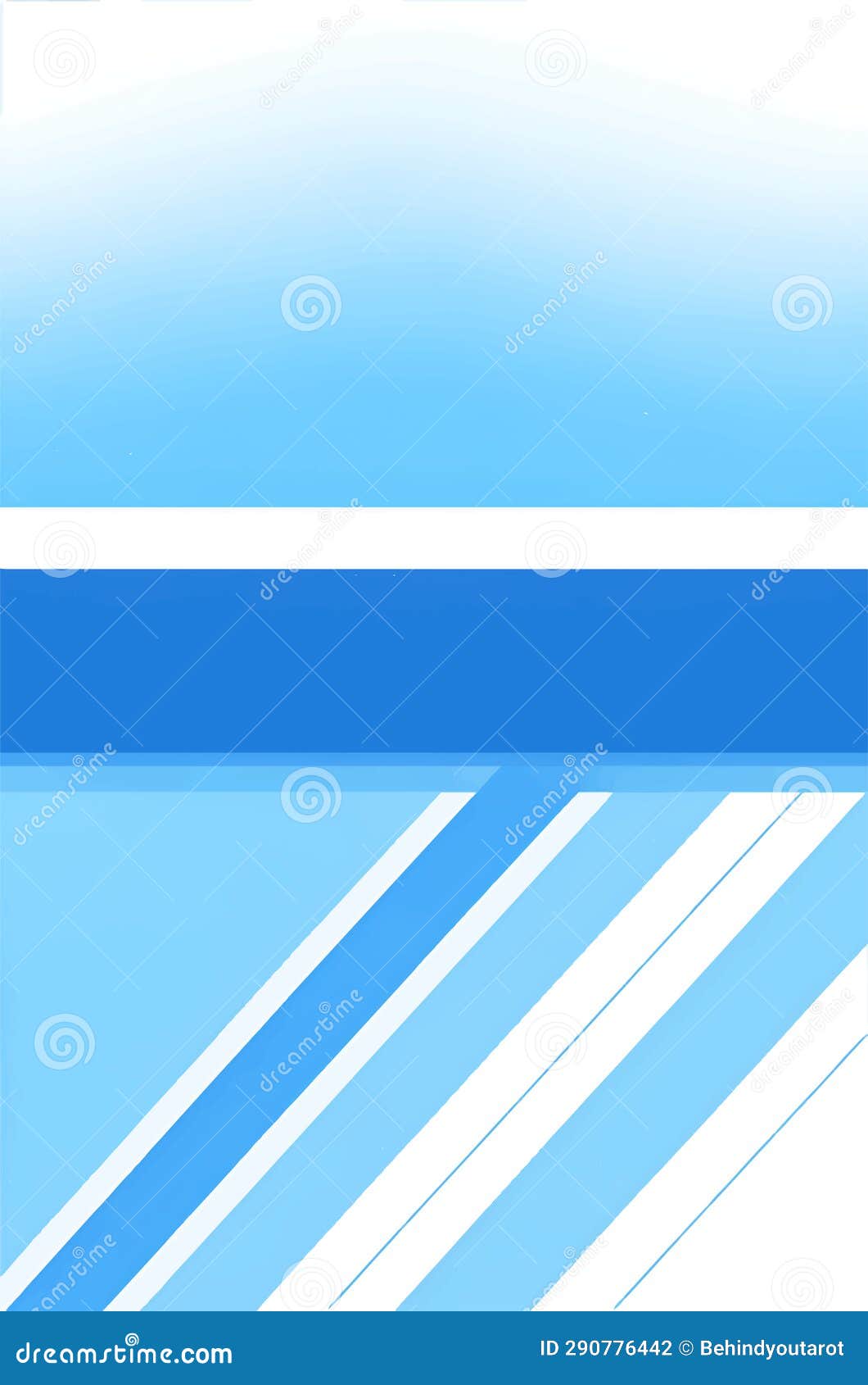 Simple Abstract Blue Line, Abstract Background Stock Illustration