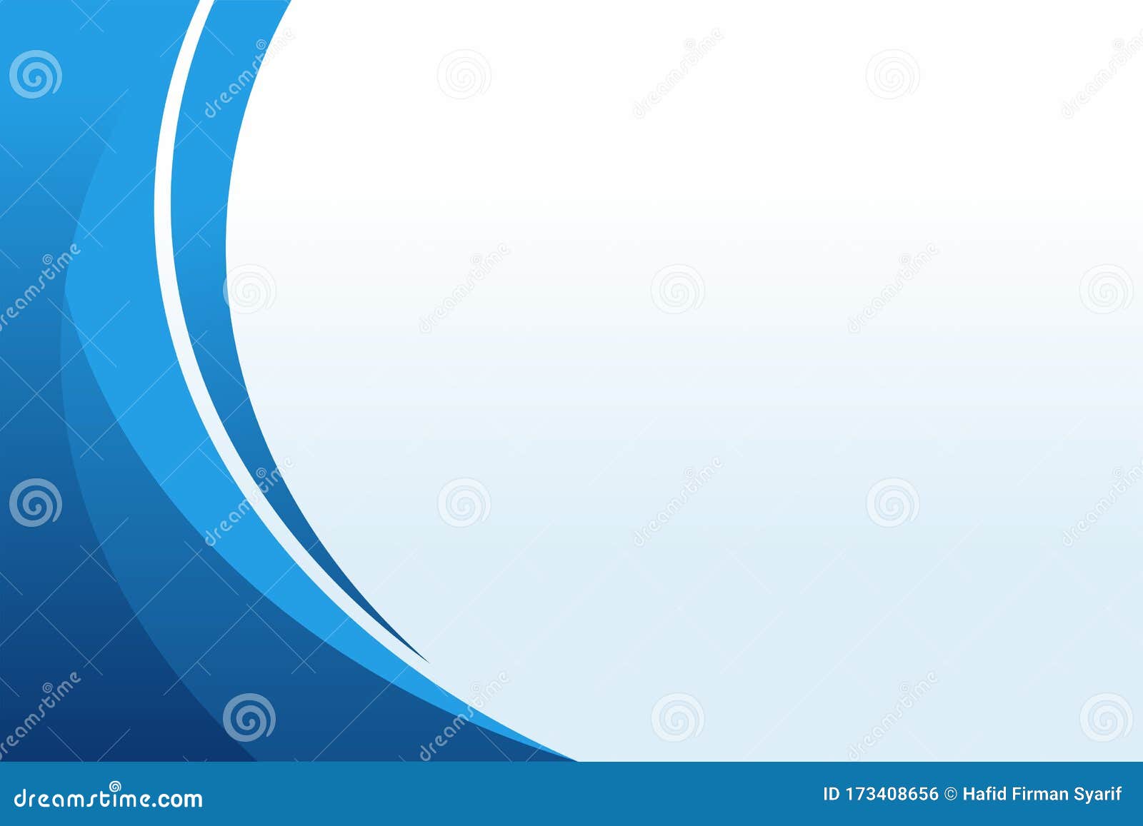 Simple Abstract Blue and White Wave Background Design Template Vector Stock  Vector - Illustration of decoration, lights: 173408656