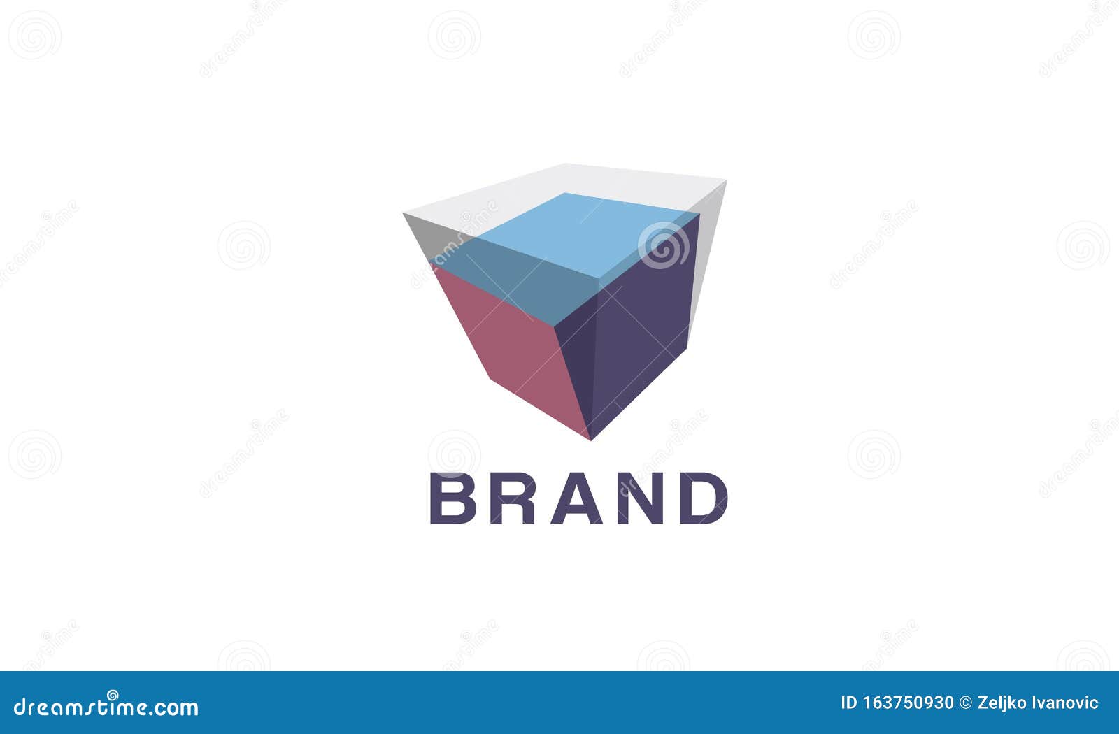 Modern Cube Logo for Sale. Stock Vector - of shape, creative: 163750930