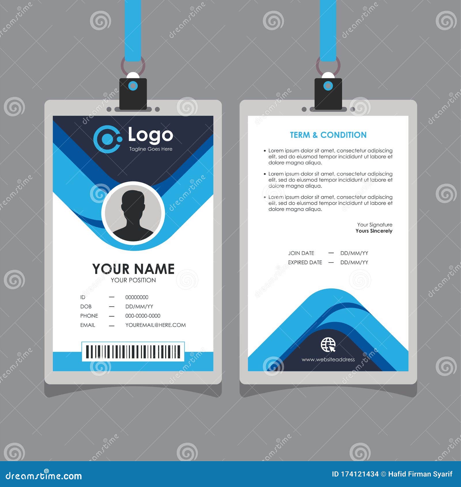 Id Card Vector Free