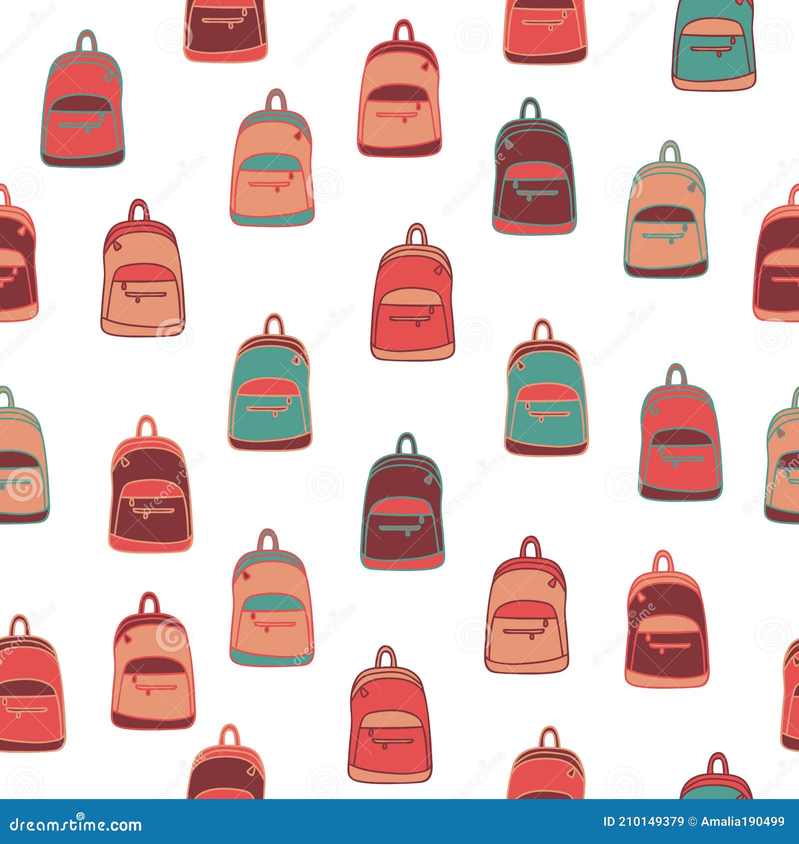 Plain Backpack Stock Illustrations – 245 Plain Backpack Stock  Illustrations, Vectors & Clipart - Dreamstime