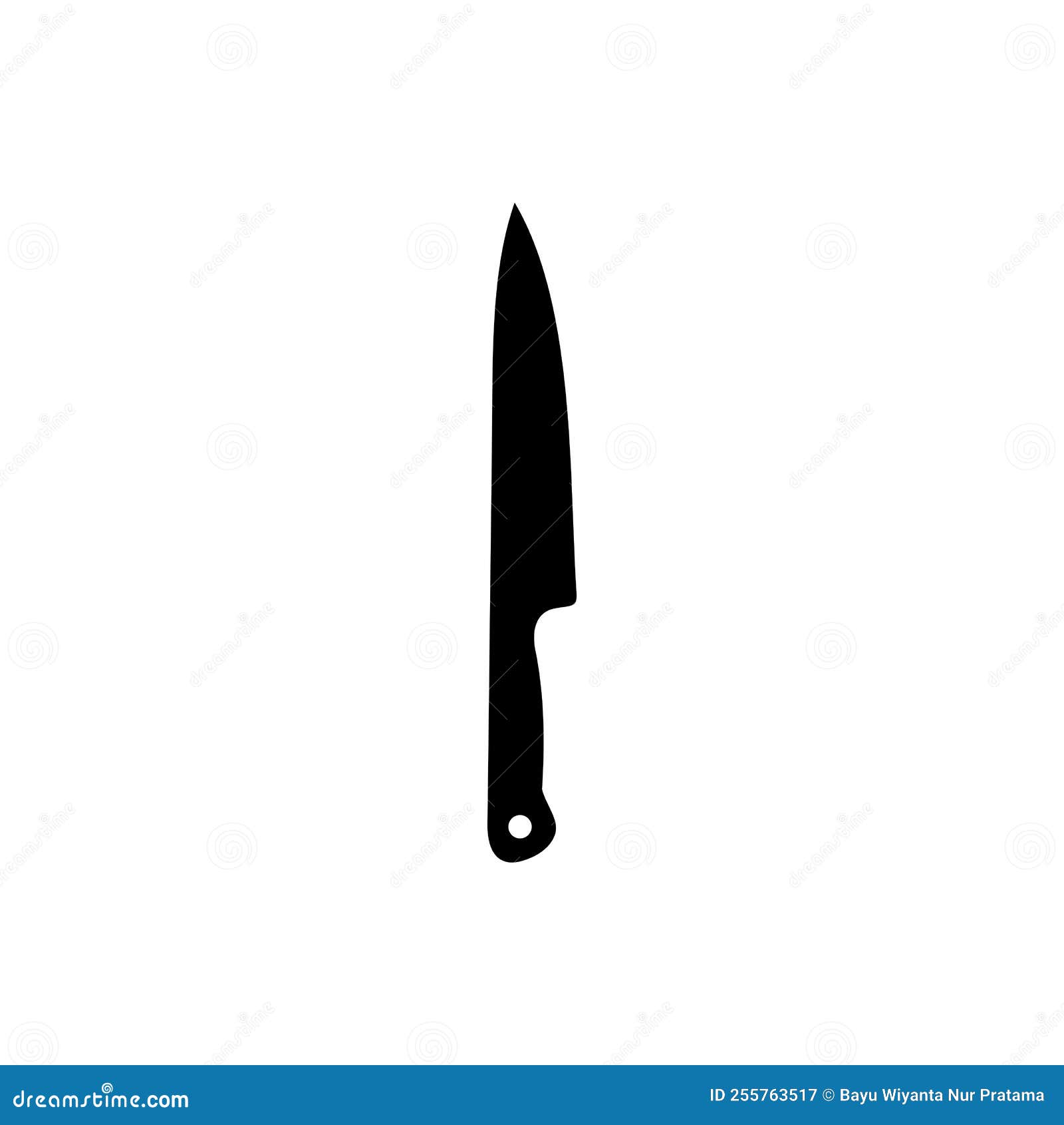 Black Knife Vector Stock Illustration Stock Vector - Illustration of