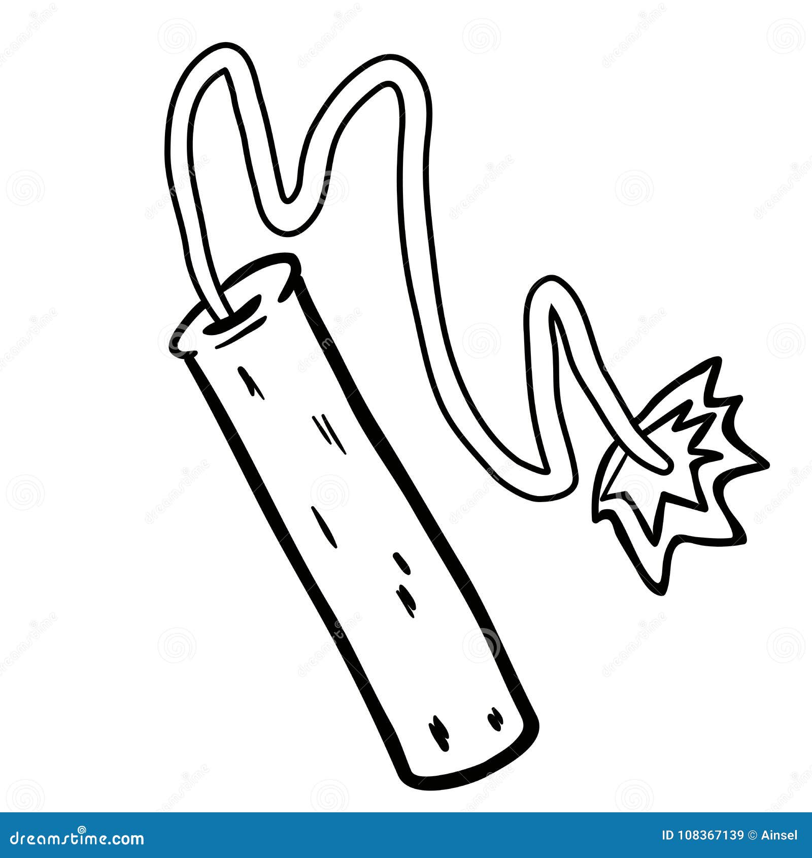 Black And White Dynamite Stock Illustration Illustration Of