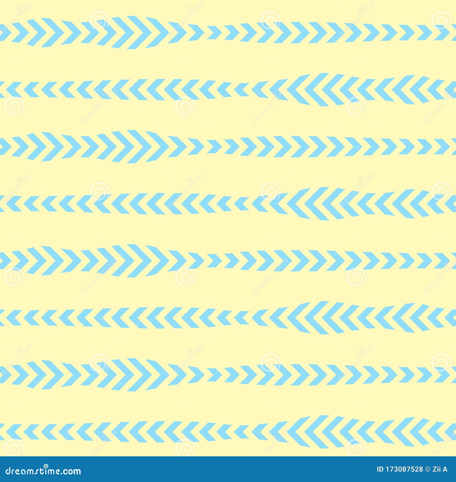 simple blue sand arrow horizontal line seamless pattern  | arr series