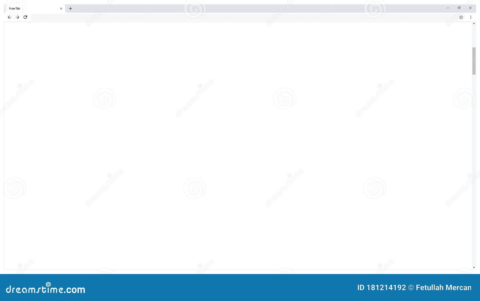 Download Simple Browser Window. Vector File For Mockup Stock Vector ...