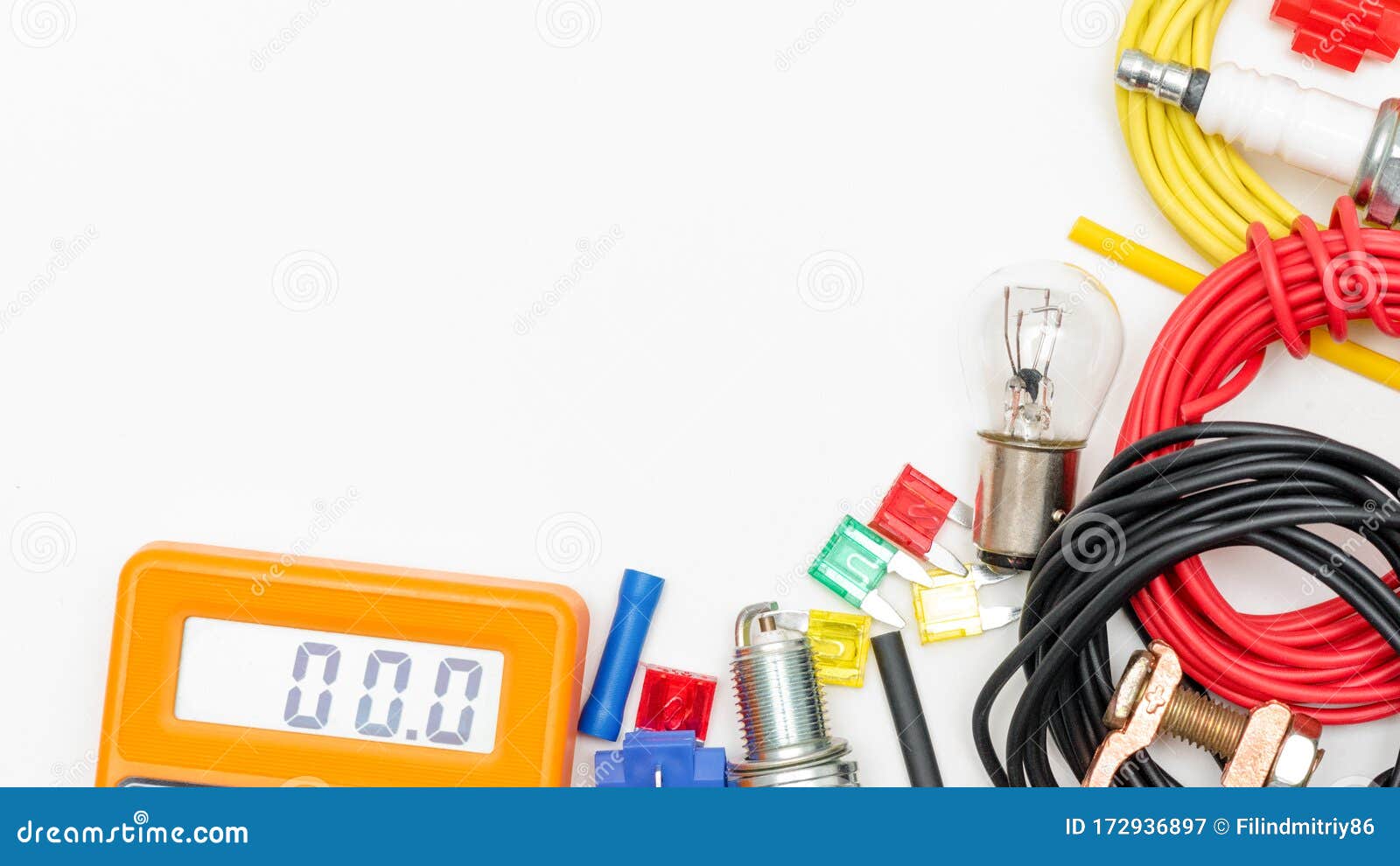 Auto Electrician Business Card Stock Image - Image of electrician,  industry: 172936897