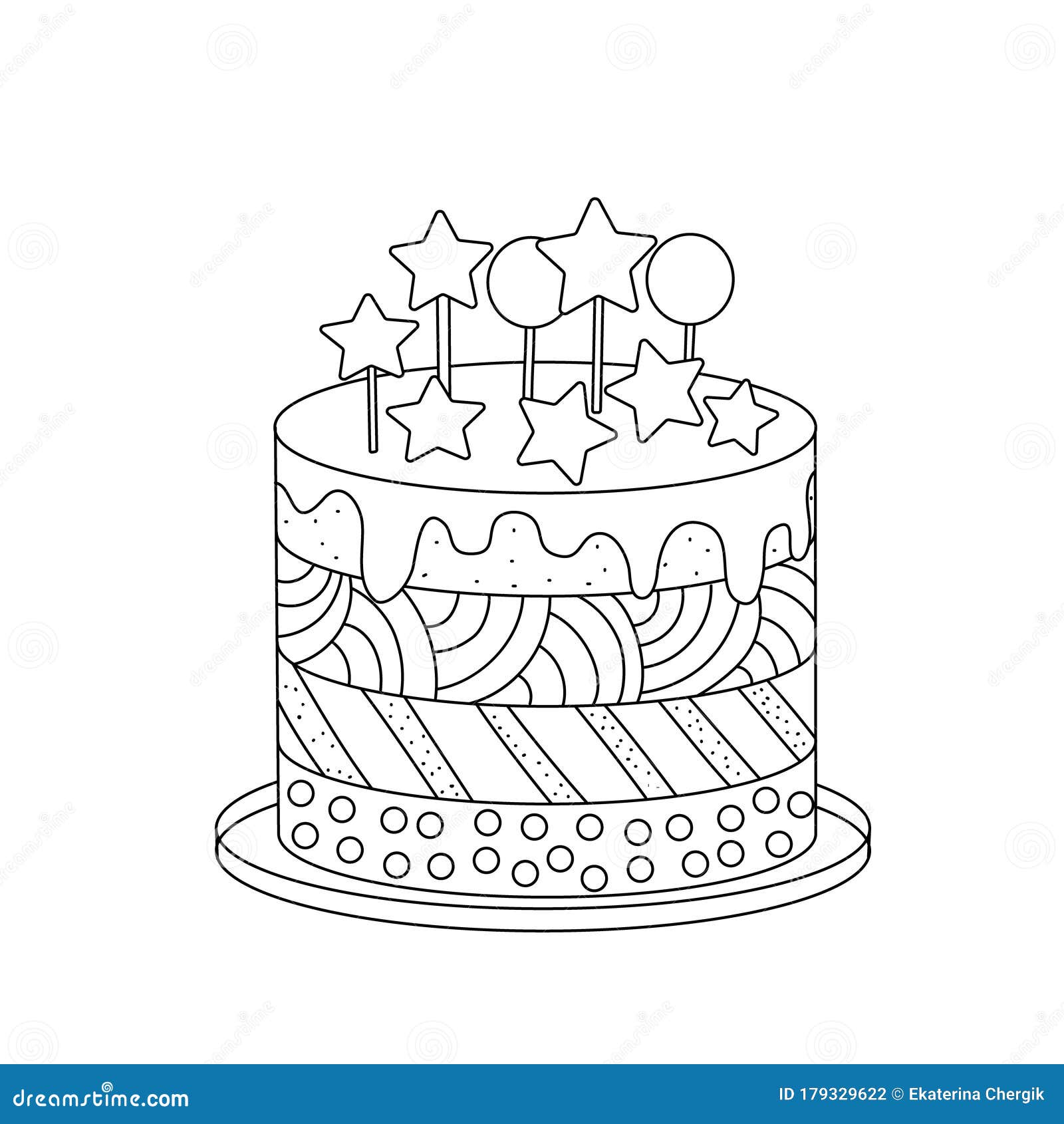 How To Draw A Birthday Cake Step by Step  8 Easy Phase  Video