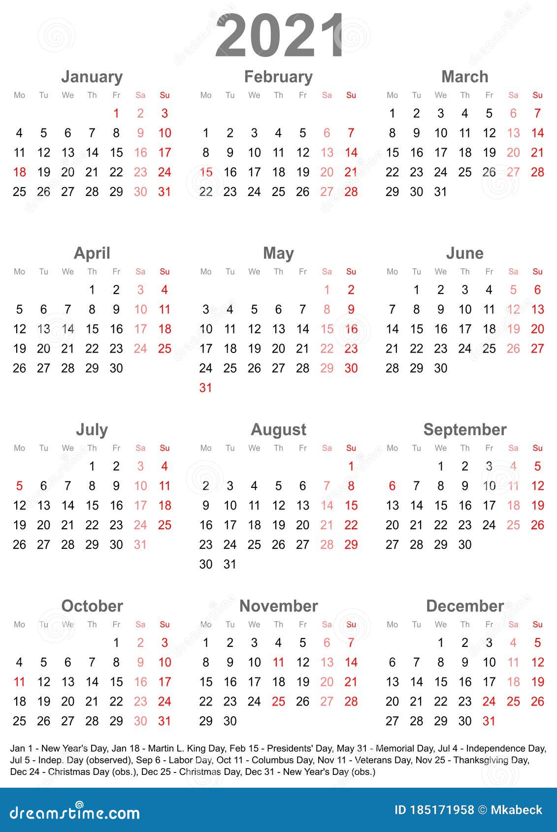 2021 public holidays Public Holidays