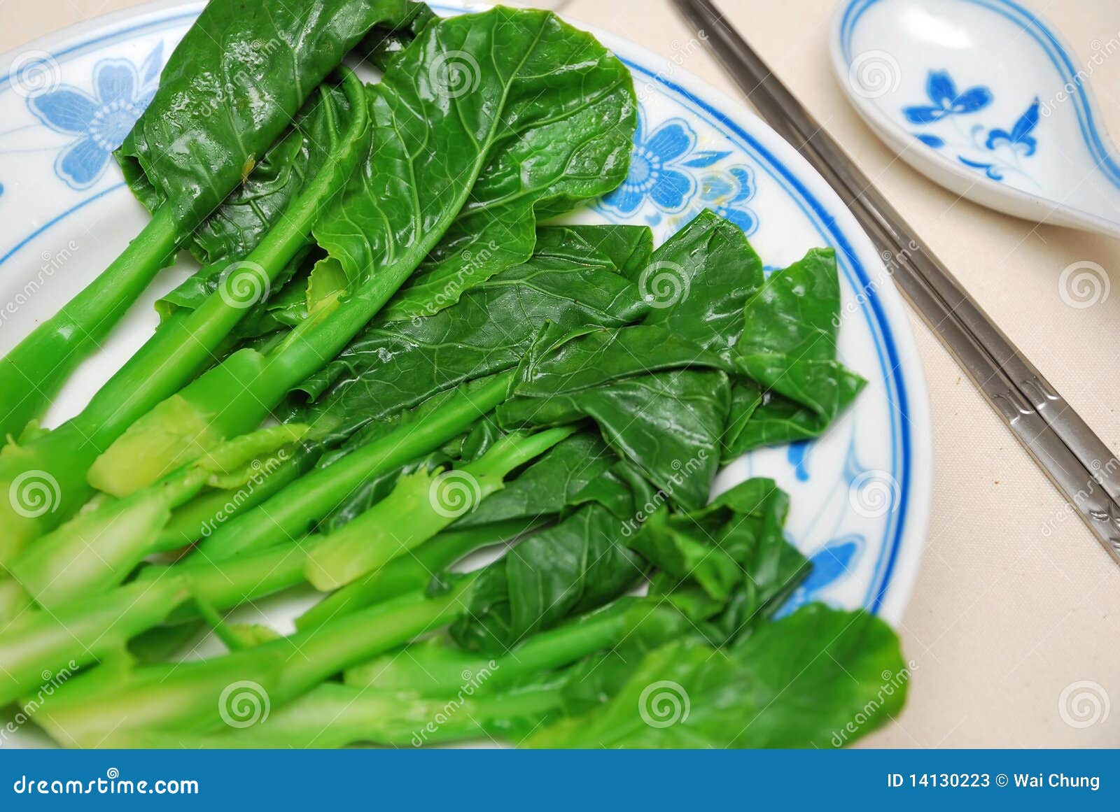 Simple Chinese Style Vegetables Stock Image Image of isolated, stem