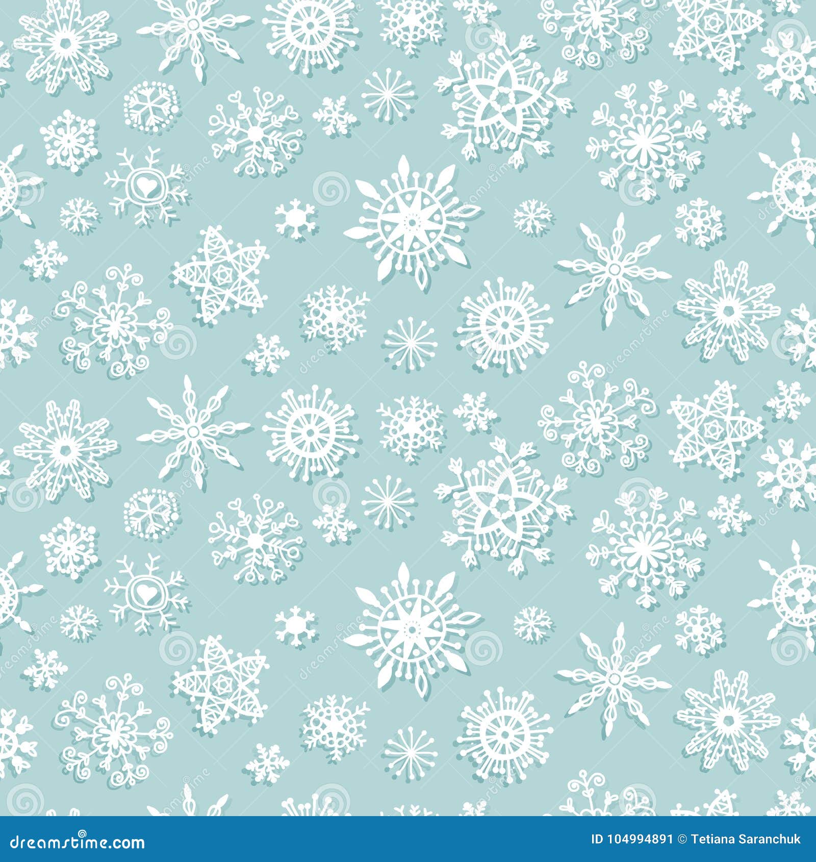 simple christmas seamless pattern with snowflakes stock vector simple christmas backgrounds