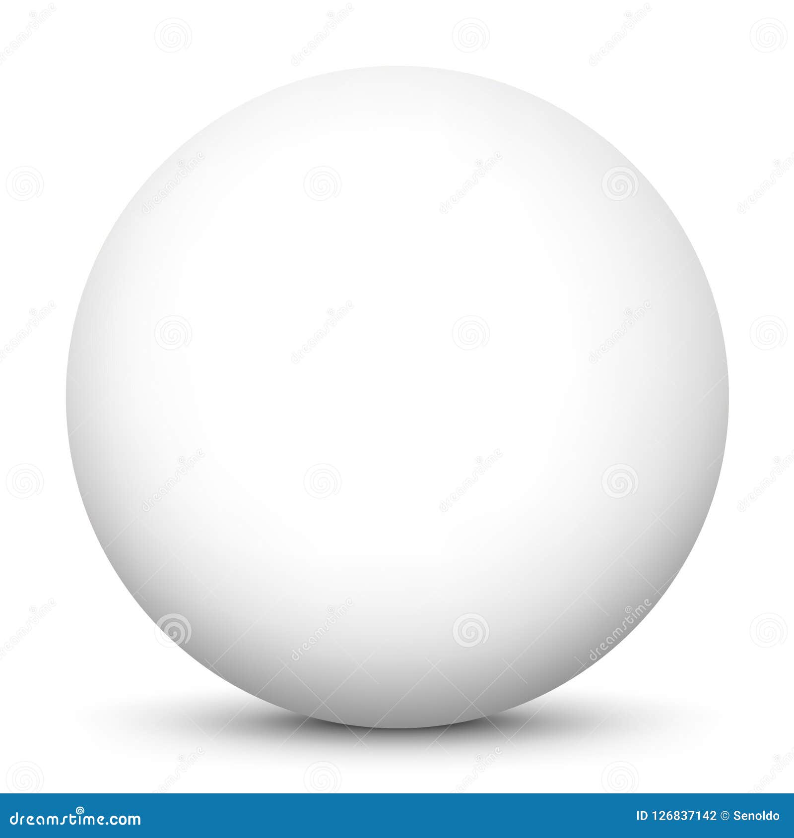 Simple and Clean Beautiful 3D Vector Sphere Template with White Surface Simple and Clean Beautiful 3D Vector Sphere Template with White Surface