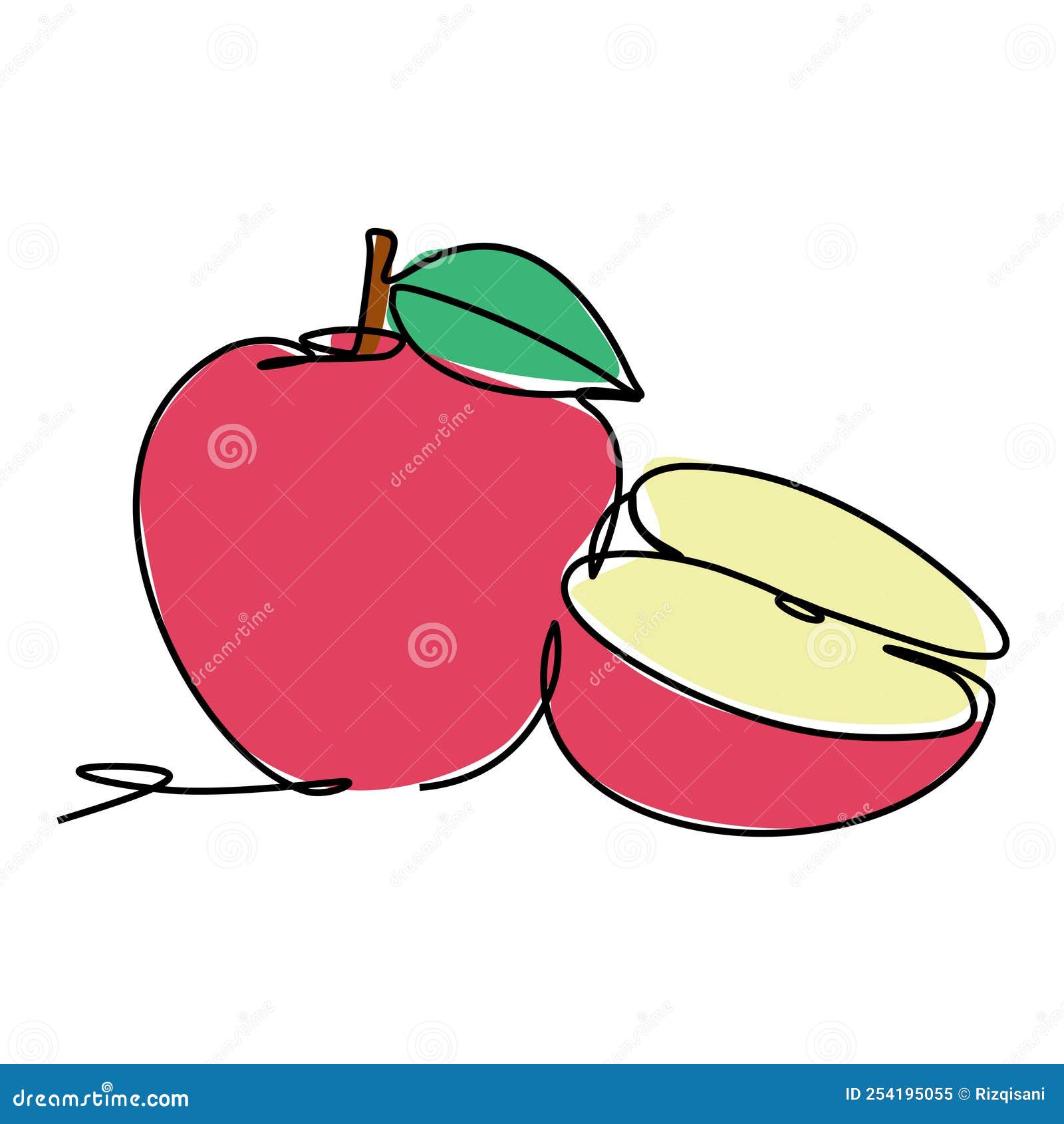 Aggregate 177+ apple fruit drawing best